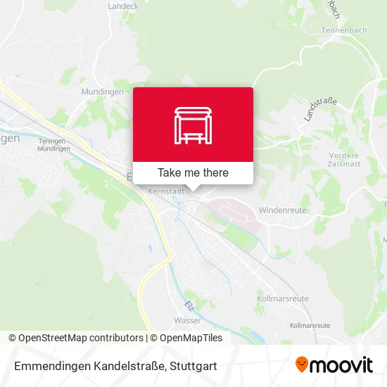 Карта Emmendingen Kandelstraße