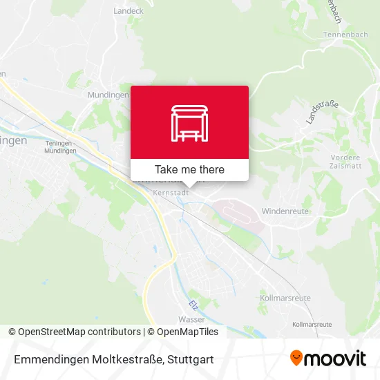 Карта Emmendingen Moltkestraße