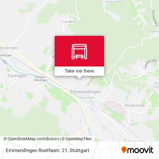 Emmendingen Roethestr. 21 map