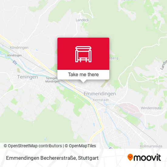 Карта Emmendingen Bechererstraße