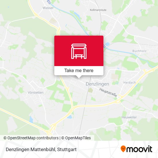 Denzlingen Mattenbühl map