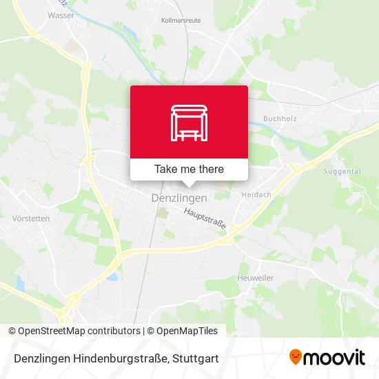 Карта Denzlingen Hindenburgstraße