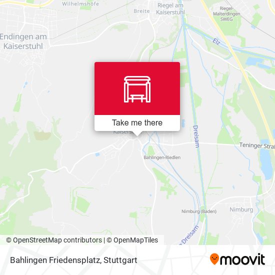 Bahlingen Friedensplatz map