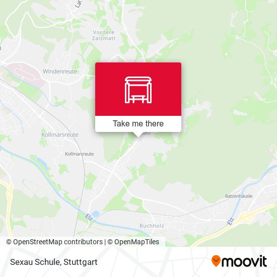 Sexau Schule map