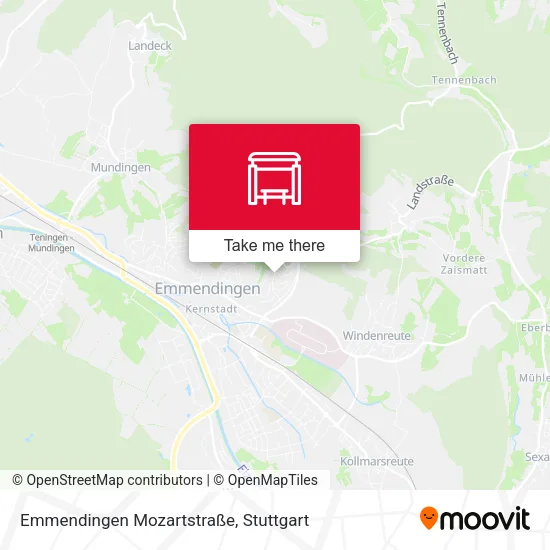 Карта Emmendingen Mozartstraße