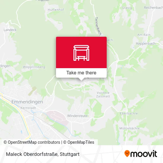 Карта Maleck Oberdorfstraße