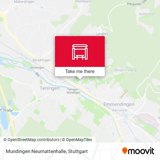 Mundingen Neumattenhalle map