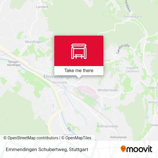 Emmendingen Schubertweg map