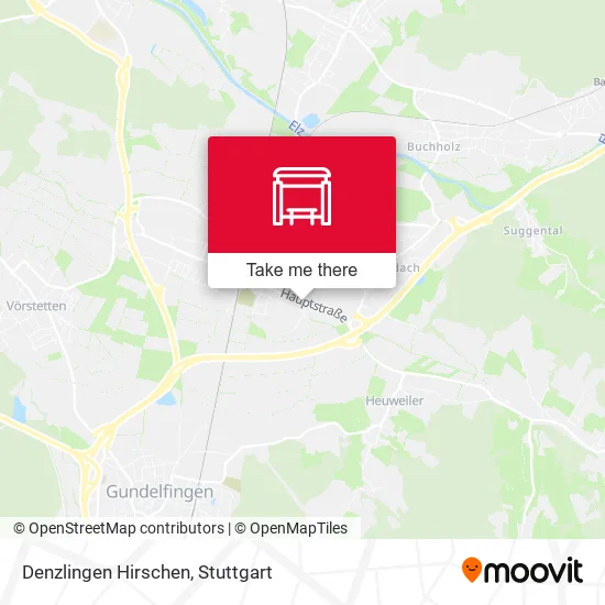 Карта Denzlingen Hirschen