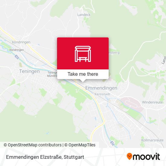 Emmendingen Elzstraße map