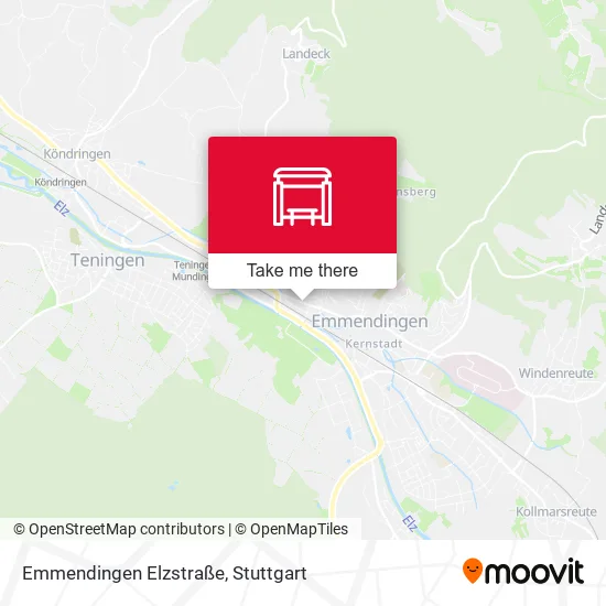 Карта Emmendingen Elzstraße