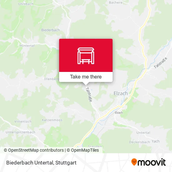 Карта Biederbach Untertal
