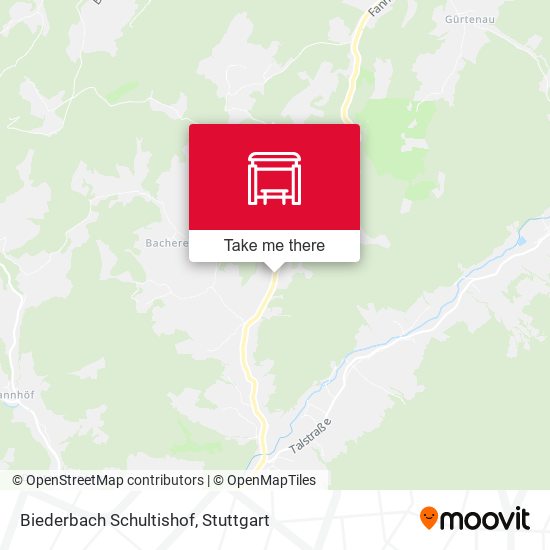 Biederbach Schultishof map