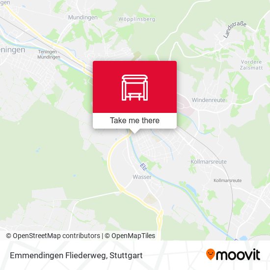 Emmendingen Fliederweg map