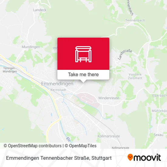 Карта Emmendingen Tennenbacher Straße