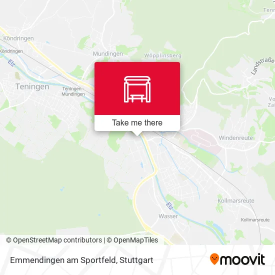 Карта Emmendingen am Sportfeld