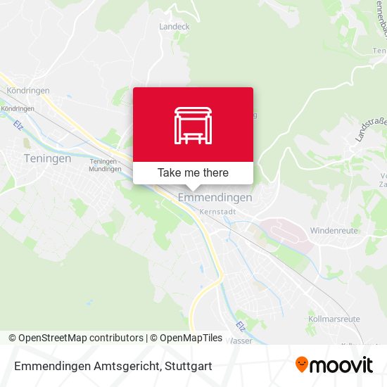 Emmendingen Amtsgericht map