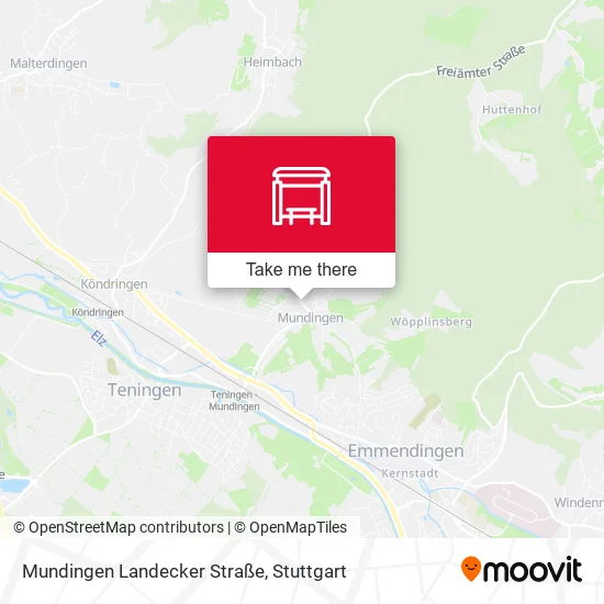 Карта Mundingen Landecker Straße