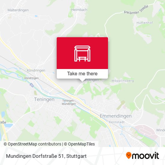 Mundingen Dorfstraße 51 map
