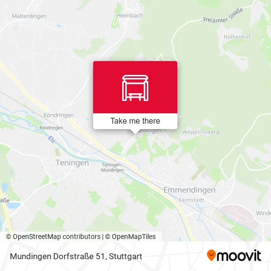 Карта Mundingen Dorfstraße 51