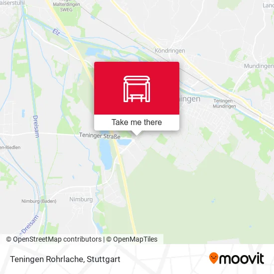 Карта Teningen Rohrlache
