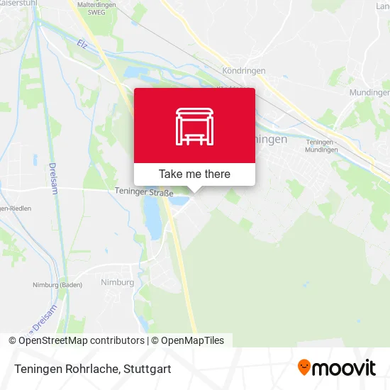 Карта Teningen Rohrlache