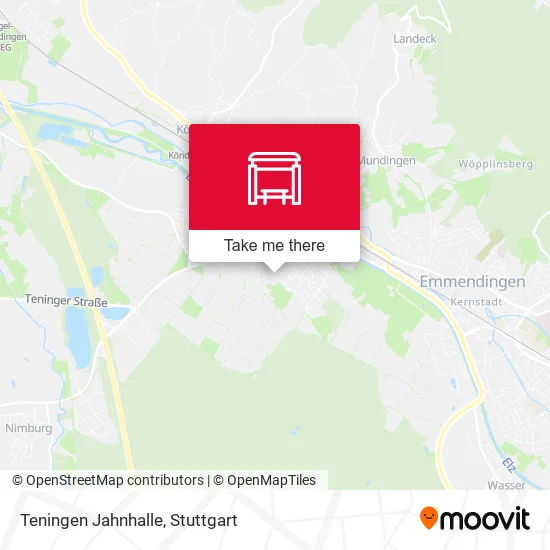 Карта Teningen Jahnhalle