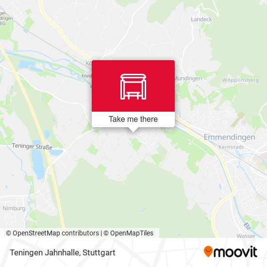 Teningen Jahnhalle map