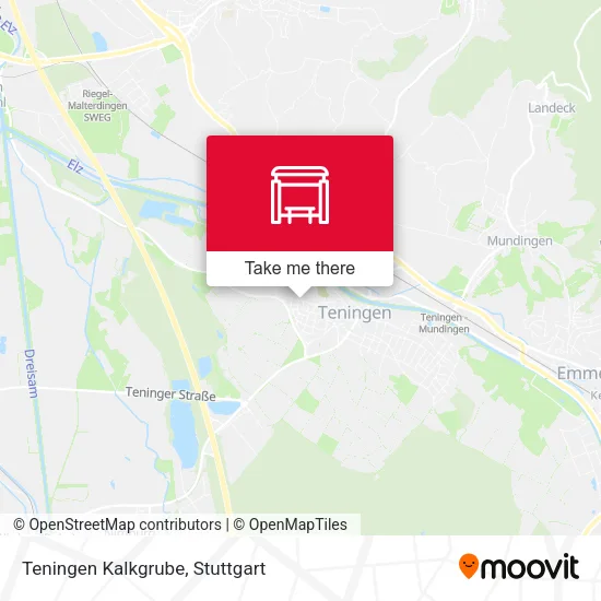 Карта Teningen Kalkgrube