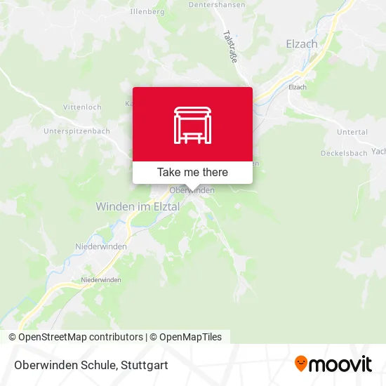 Карта Oberwinden Schule
