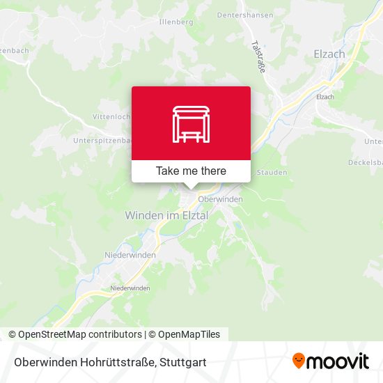 Oberwinden Hohrüttstraße map