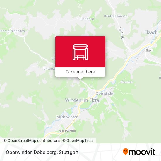 Карта Oberwinden Dobelberg