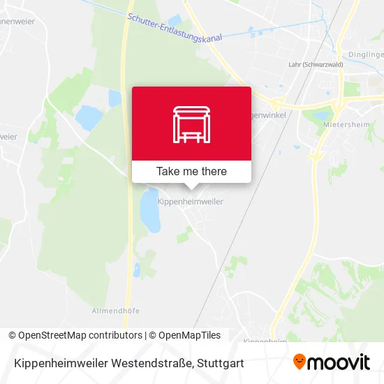 Карта Kippenheimweiler Westendstraße