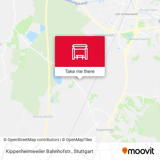 Карта Kippenheimweiler Bahnhofstr.