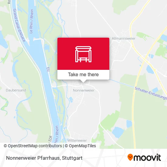 Карта Nonnenweier Pfarrhaus