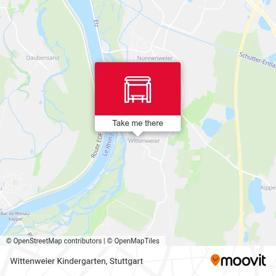 Wittenweier Kindergarten map