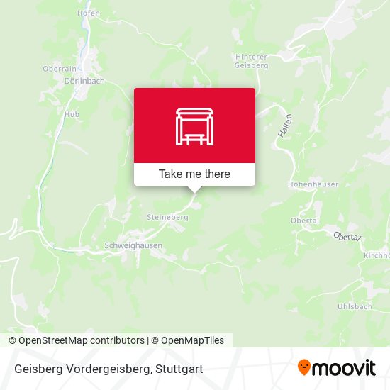 Карта Geisberg Vordergeisberg