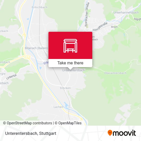 Карта Unterentersbach