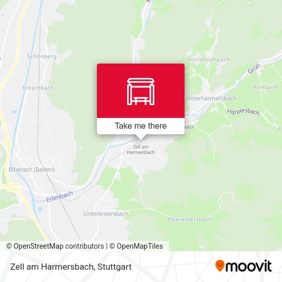 Карта Zell am Harmersbach