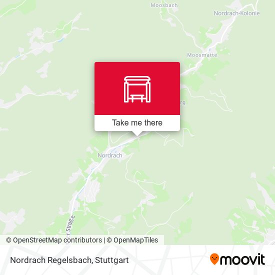 Nordrach Regelsbach map