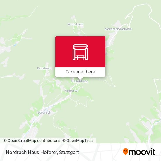 Nordrach Haus Hoferer map