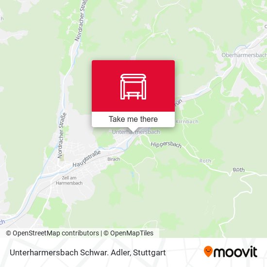 Карта Unterharmersbach Schwar. Adler