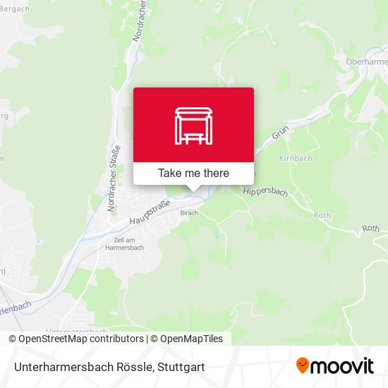 Unterharmersbach Rössle map