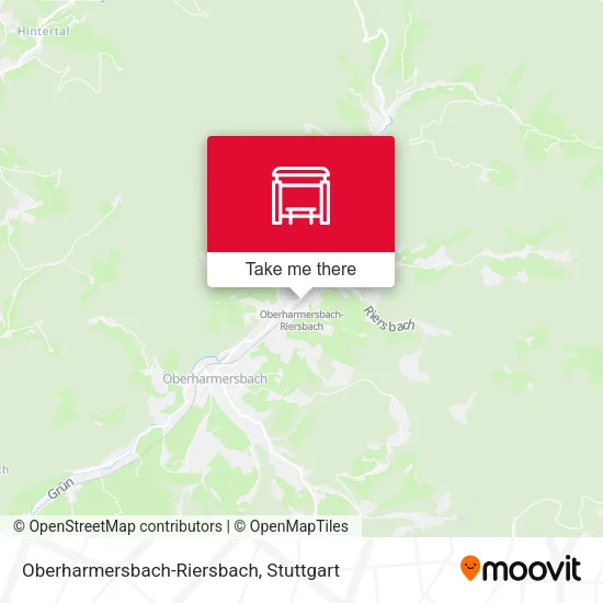Карта Oberharmersbach-Riersbach