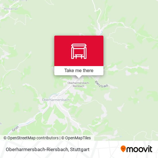 Oberharmersbach-Riersbach map