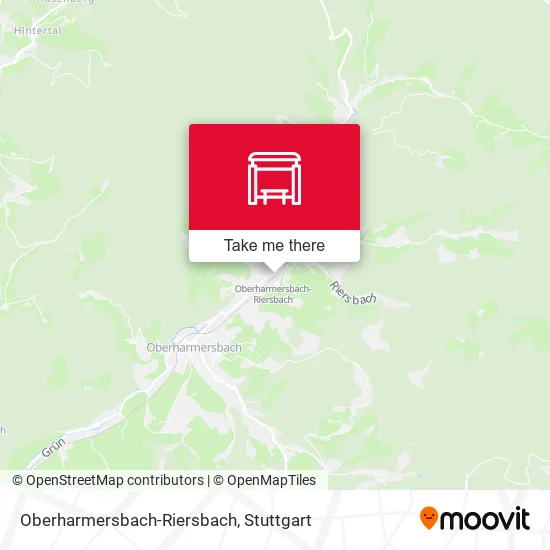 Карта Oberharmersbach-Riersbach