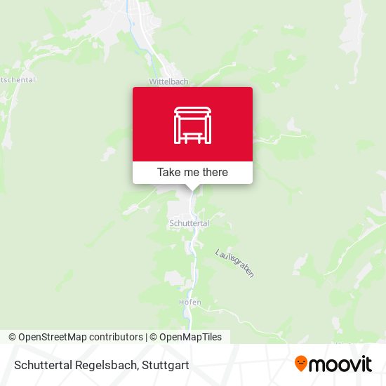 Schuttertal Regelsbach map