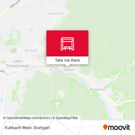 Карта Kuhbach West