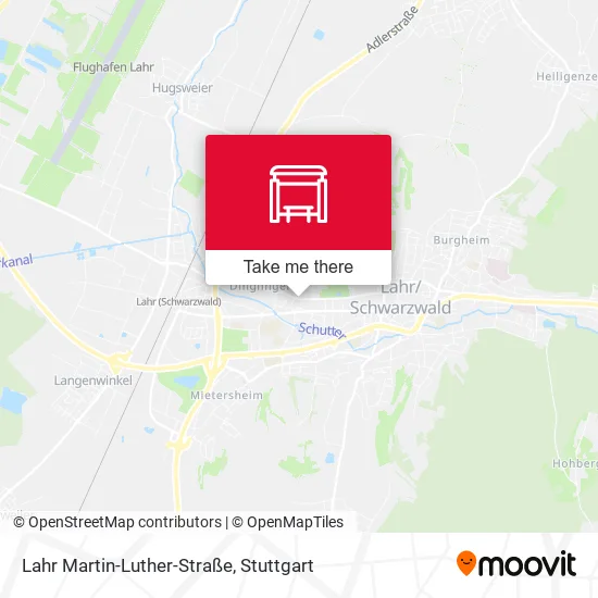 Карта Lahr Martin-Luther-Straße
