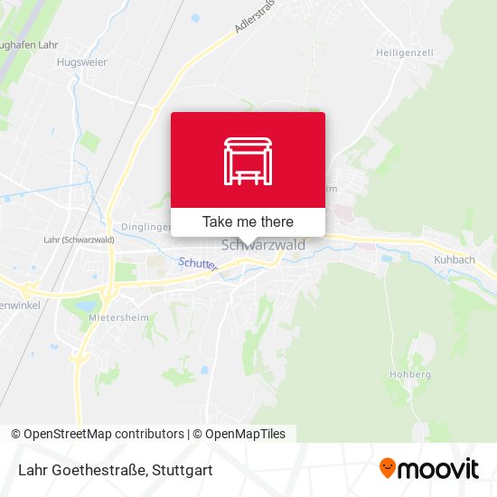 Lahr Goethestraße map